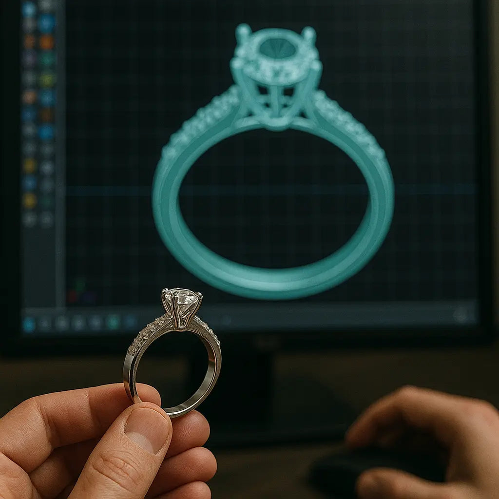 Mücevher 3D Tasarım (CAD Design)
